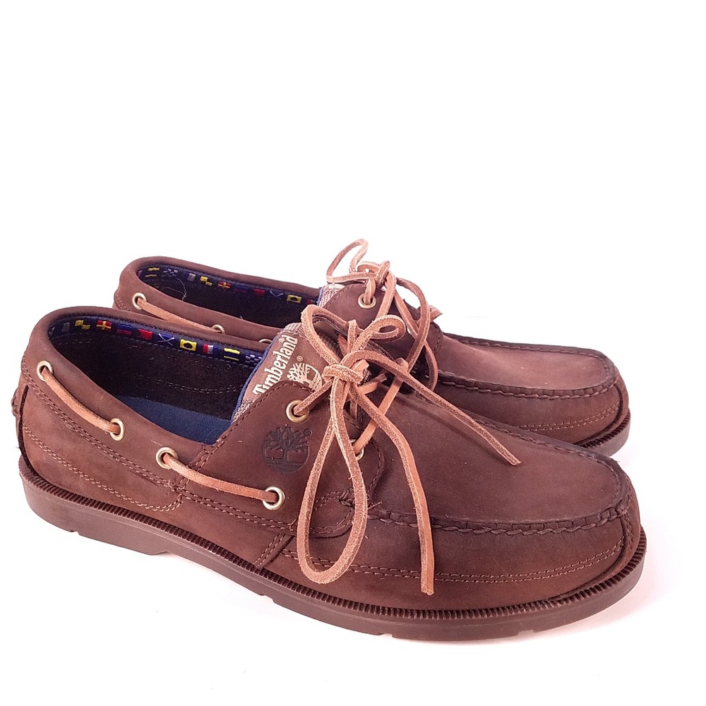 Timberland | Earthkeepers Brown Leather Boat Shoes